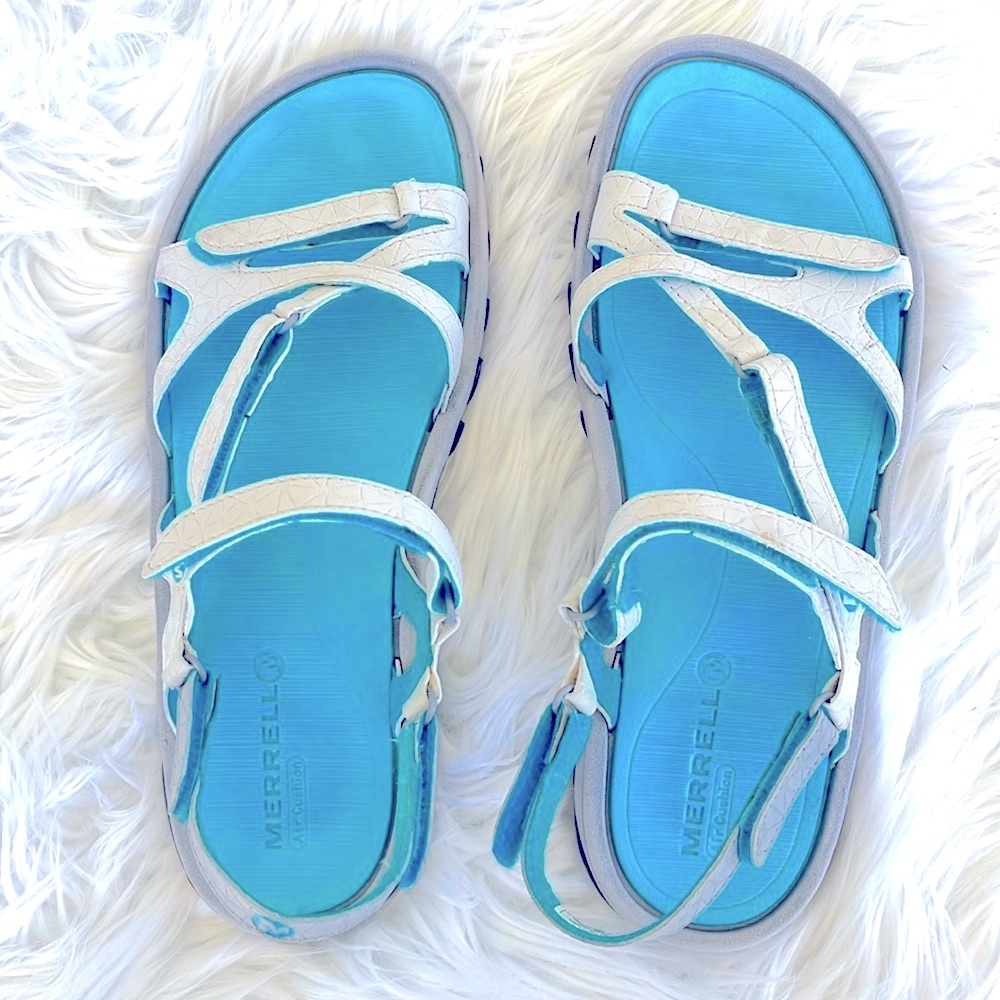 Merrell Womens Enoki Convertible Sky Blue Sports Sandals Size 7 Hiking